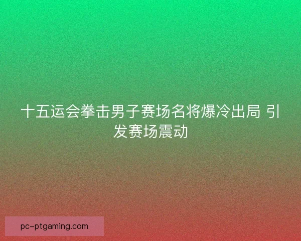 十五运会拳击男子赛场名将爆冷出局 引发赛场震动